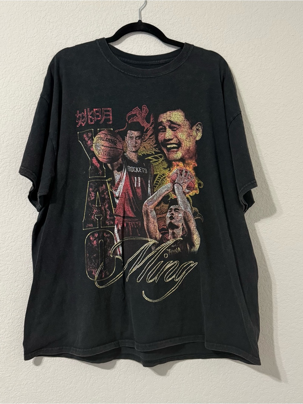 Goat Crew Yao Ming Rockets #11 T-Shirt - Retro Basketball Print